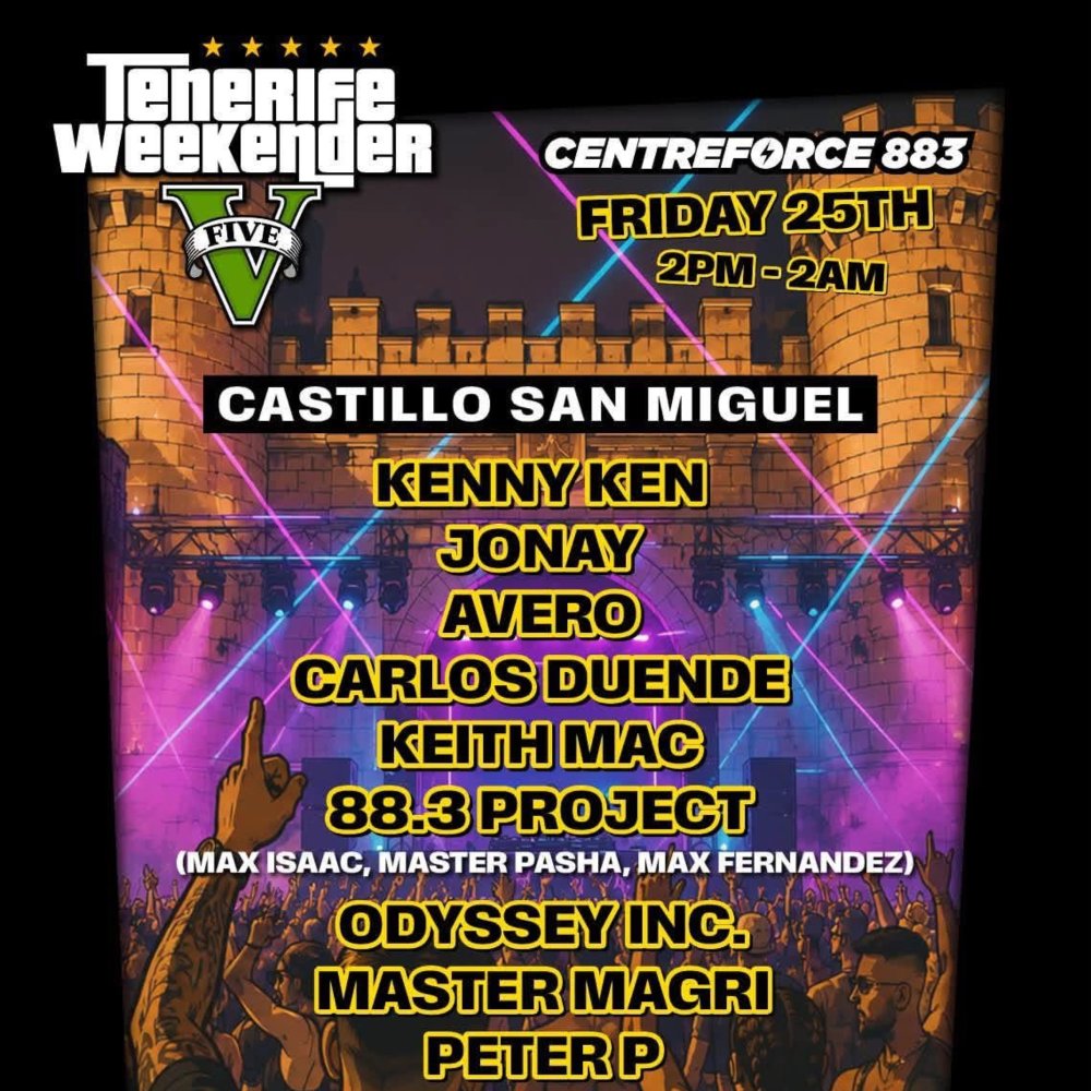 Castillo San Miguel Live Tenerife Weeknder