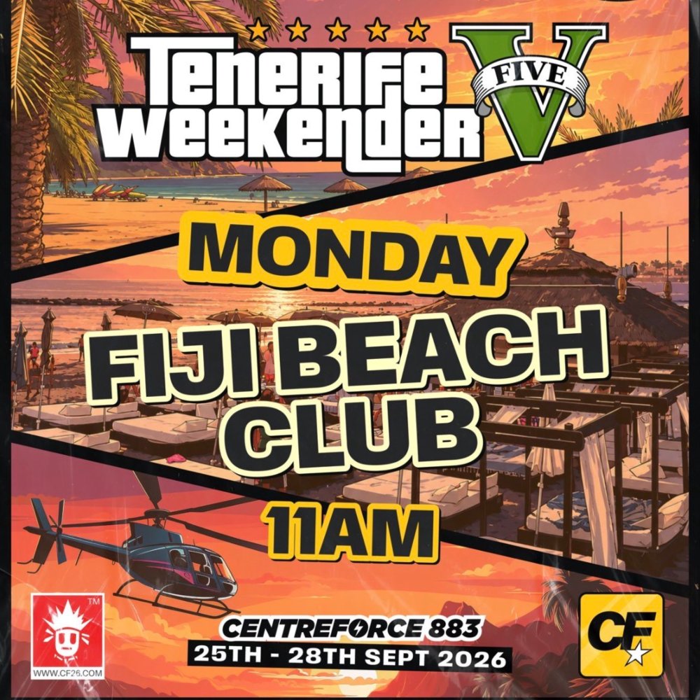 Fiji Beach Club Live Tenerife Weekender