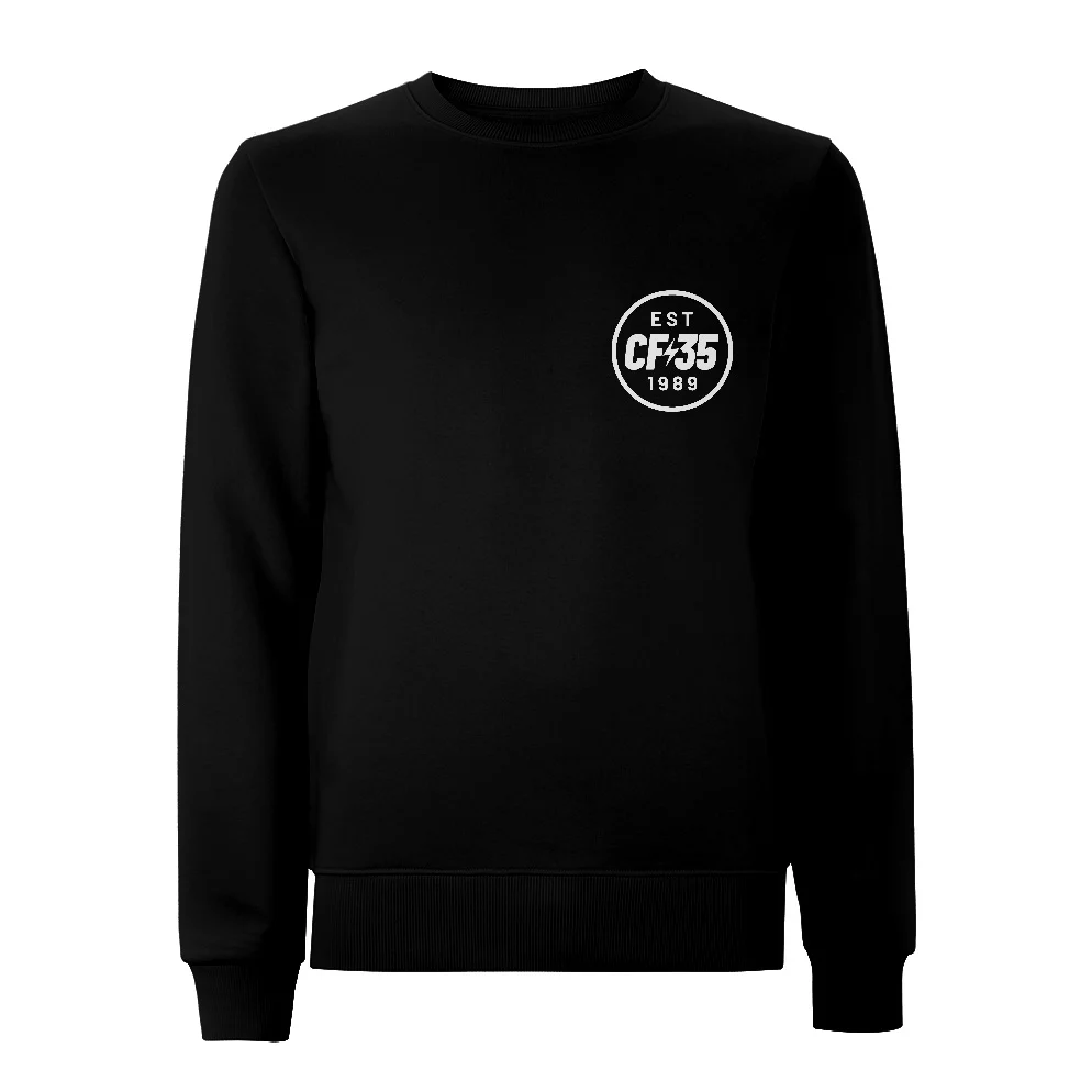 CF35 Double print Black sweat